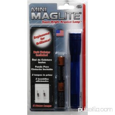 Mini MagLite 2-Cell AA Bulb Pack Flashlight, Blue 000929383